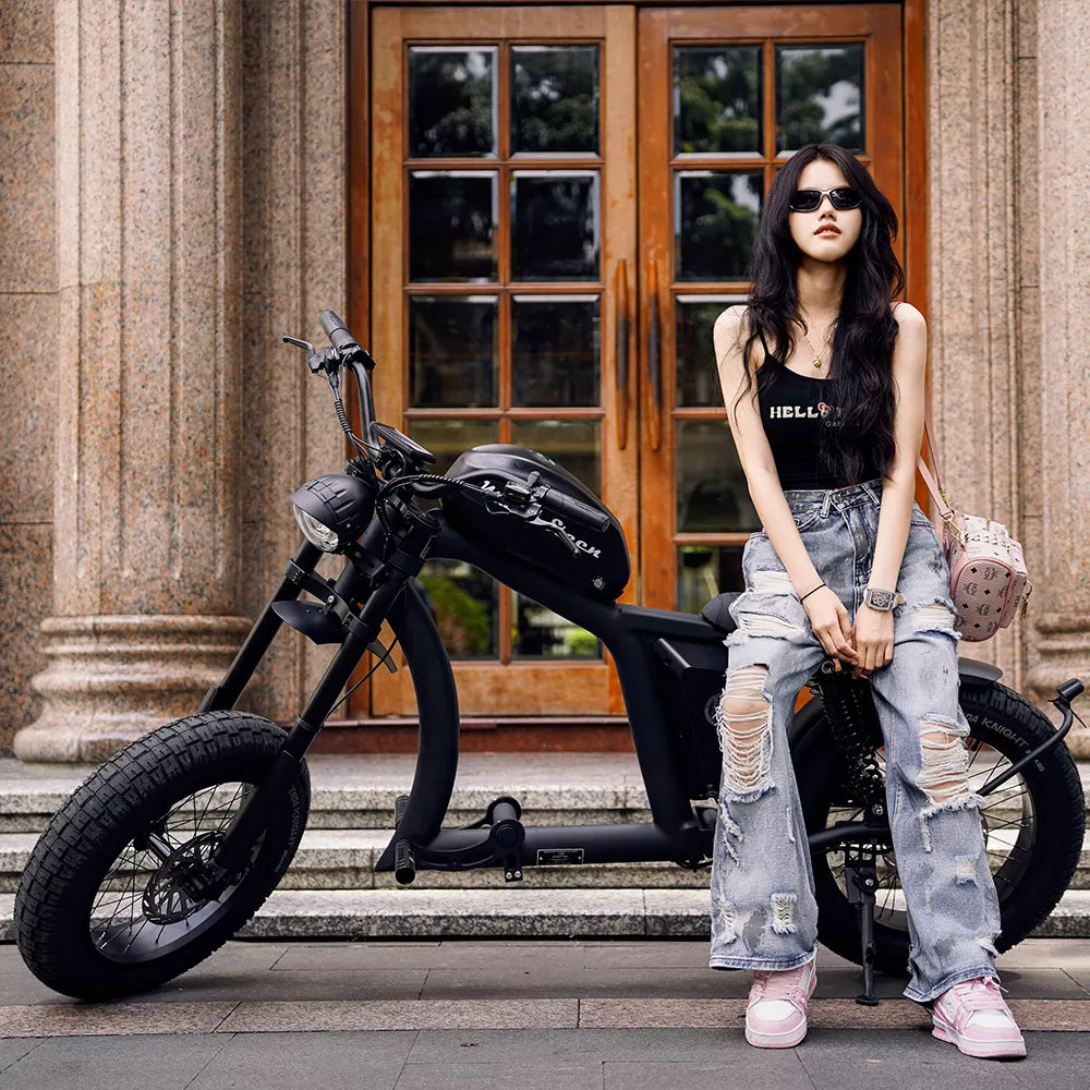 Mangosteen FT02 EEC Chopper Bike