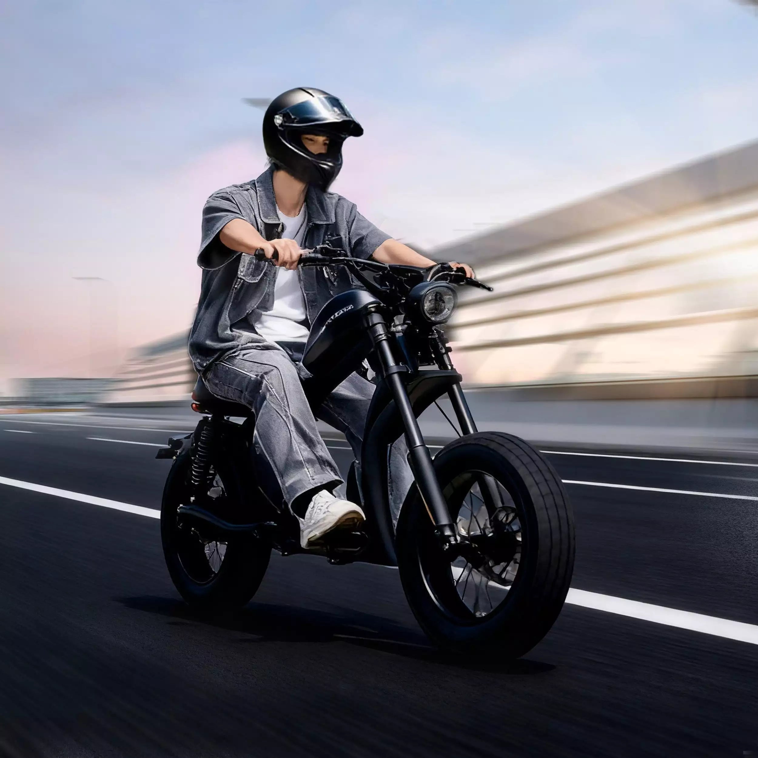 Mangosteen FT02 EEC Chopper Bike 25-45kmh