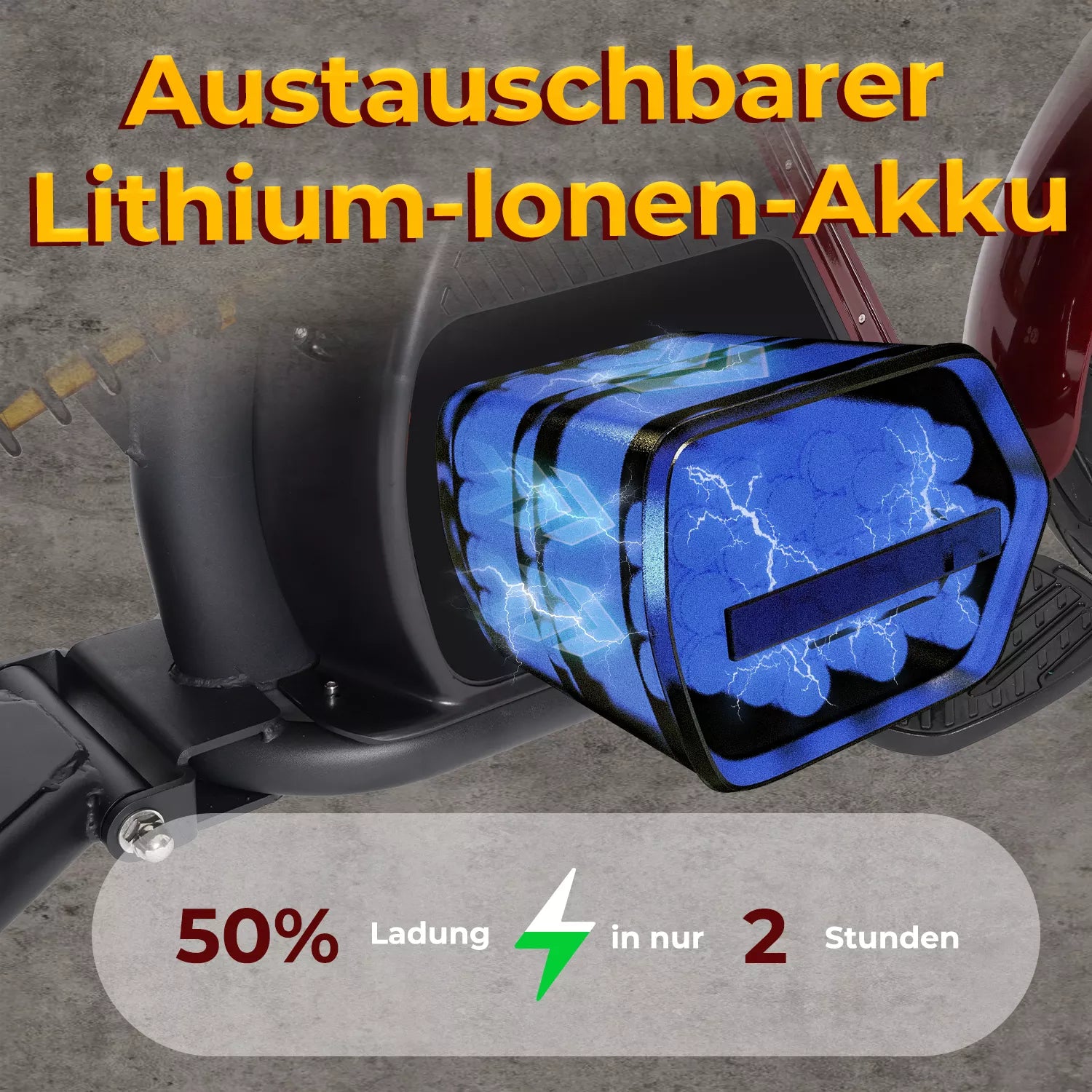 Mangosteen Electric Motorcycle Citycoco Scooter M8S