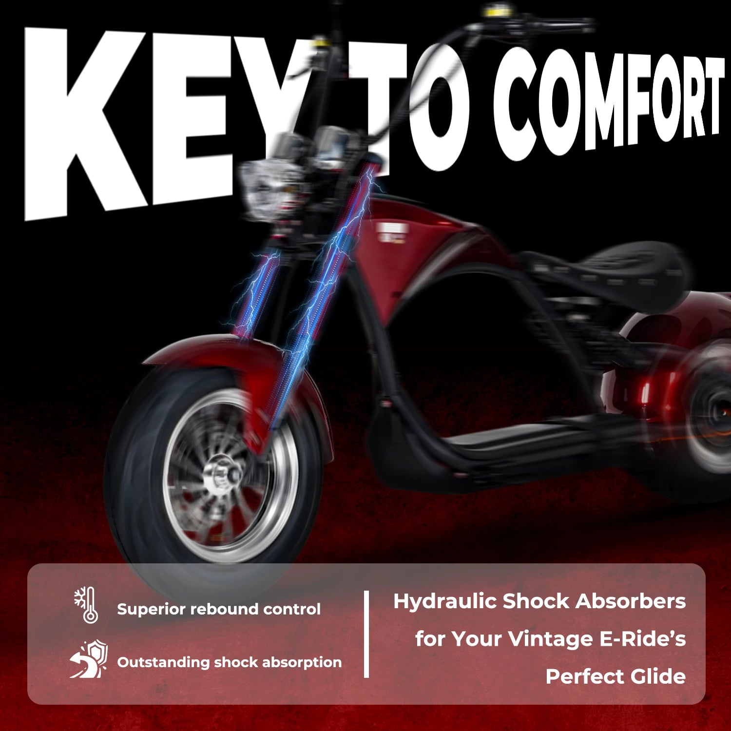 Mangosteen M1P Citycoco Electric Bike Scooter