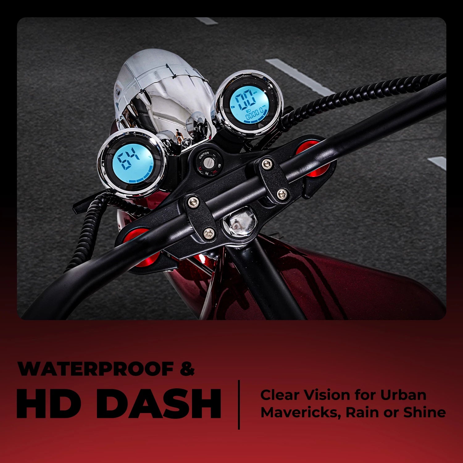 Mangosteen M1P Citycoco Electric Bike Scooter