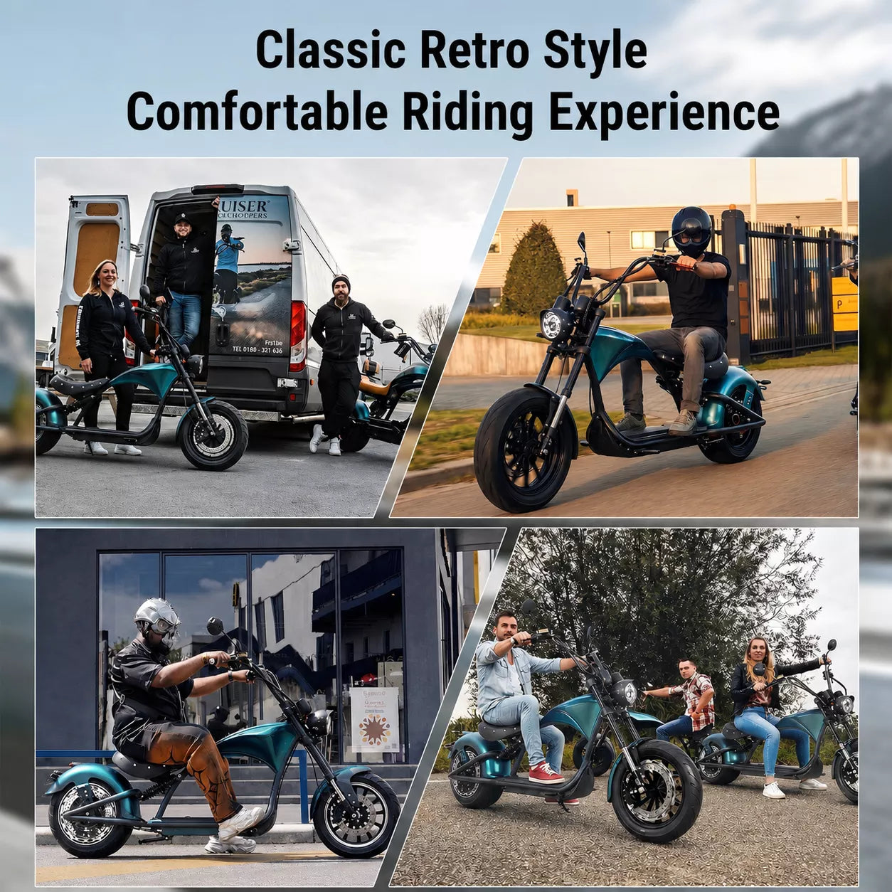 Mangosteen M1P Citycoco Elektrische Scooter 2026 Geüpgradede Versie