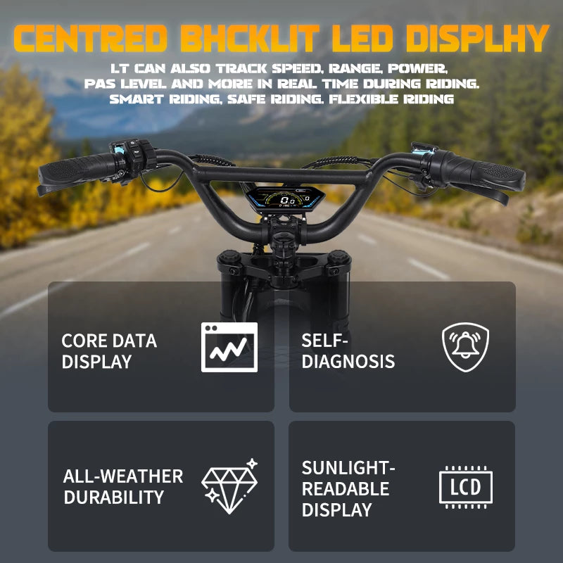 Mangosteen FT03 Elektrofahrrad für Erwachsene