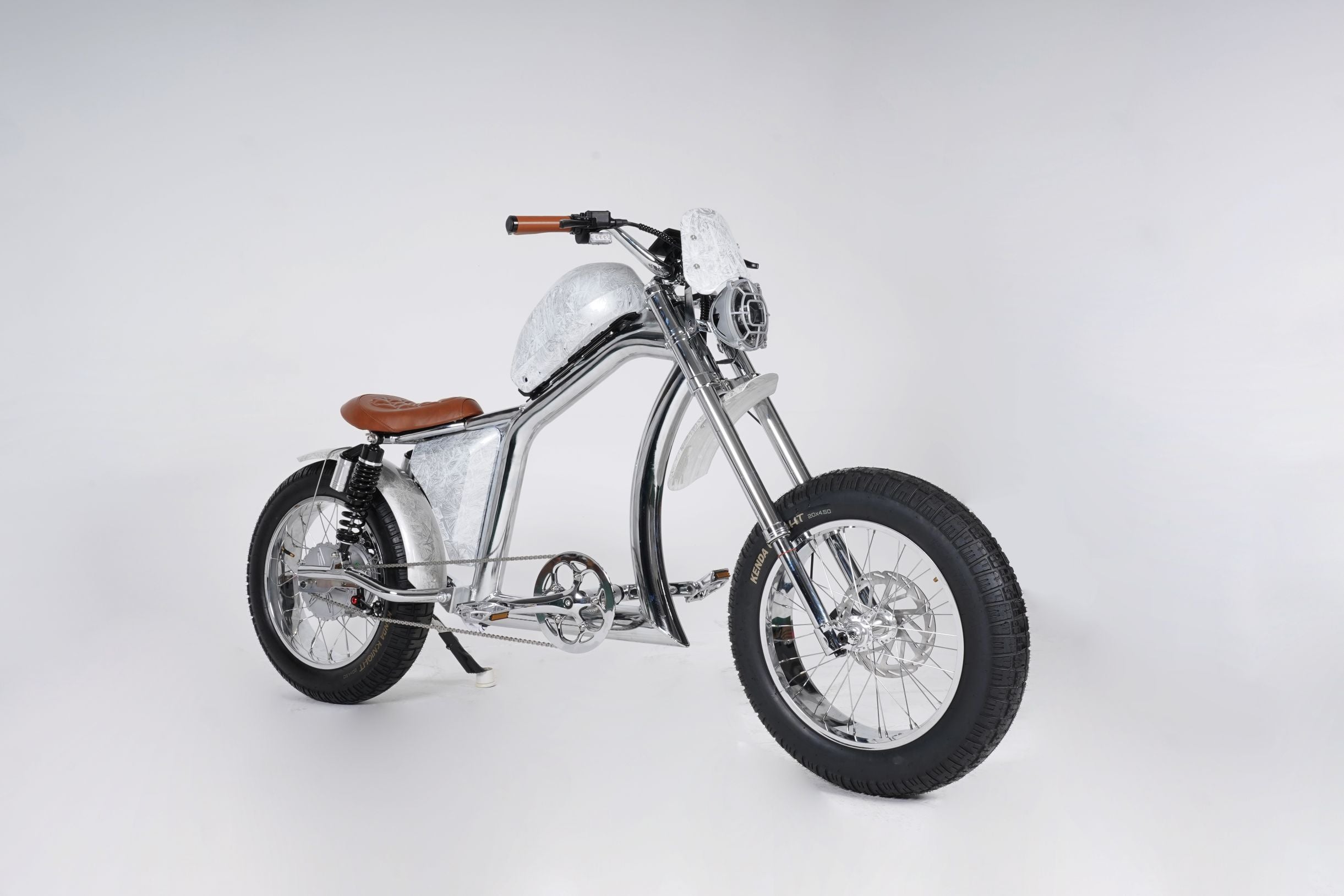 Mangosteen FT02 Electric Bike Chopper Electro Plating Limited Edition