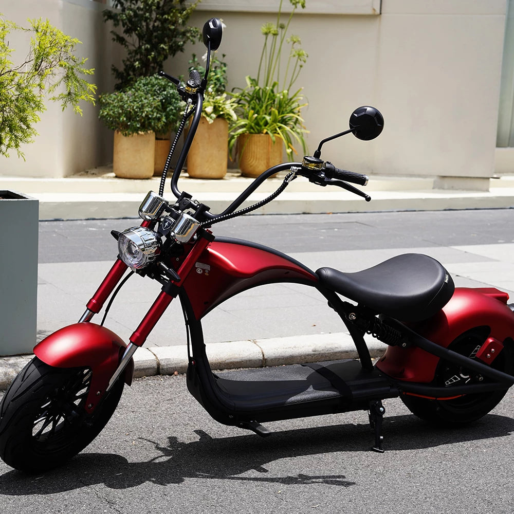 Mangosteen M1P Citycoco Bicicleta Elétrica Scooter