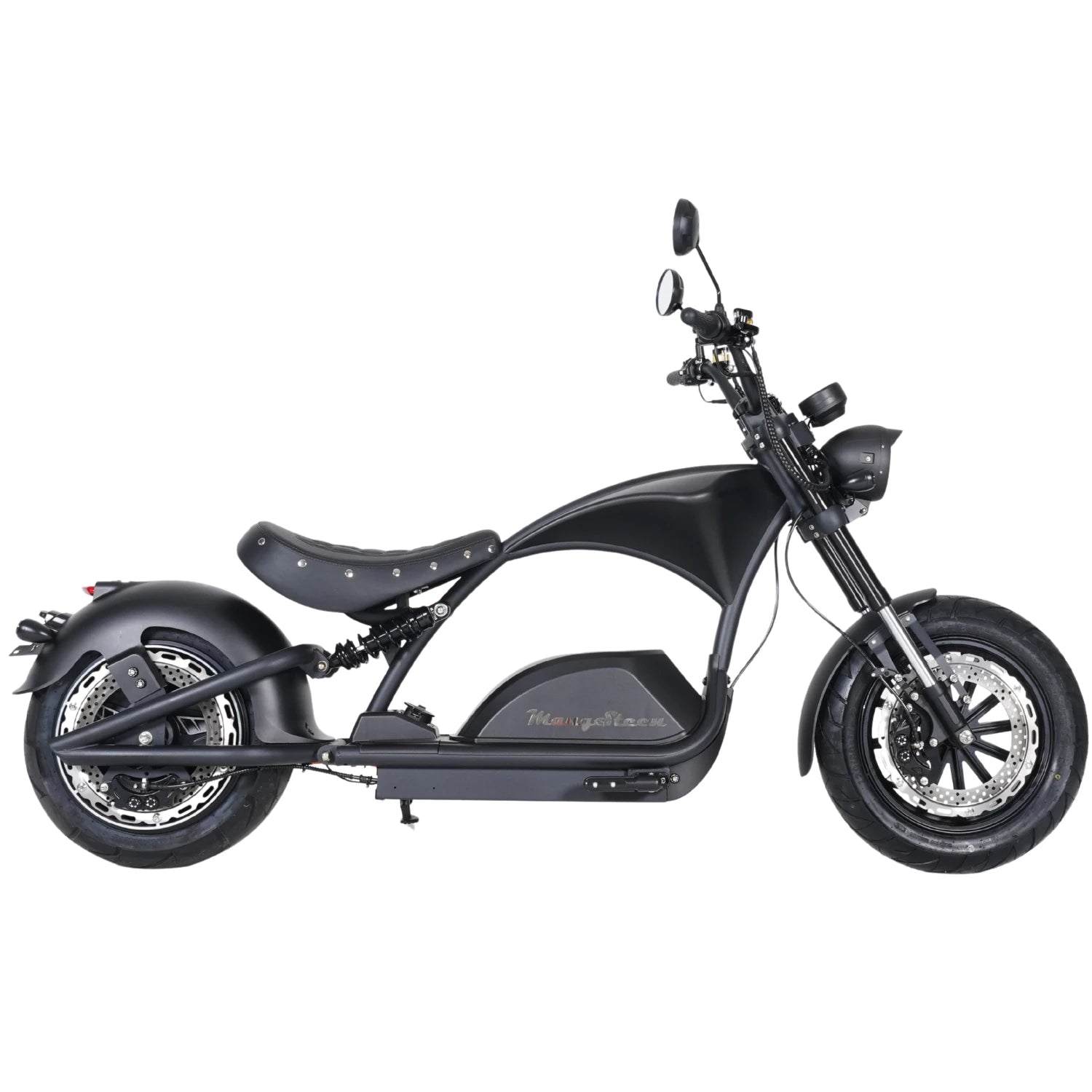 Mangosteen Electric Scooter Chopper Fat Tire Citycoco M1PS knight