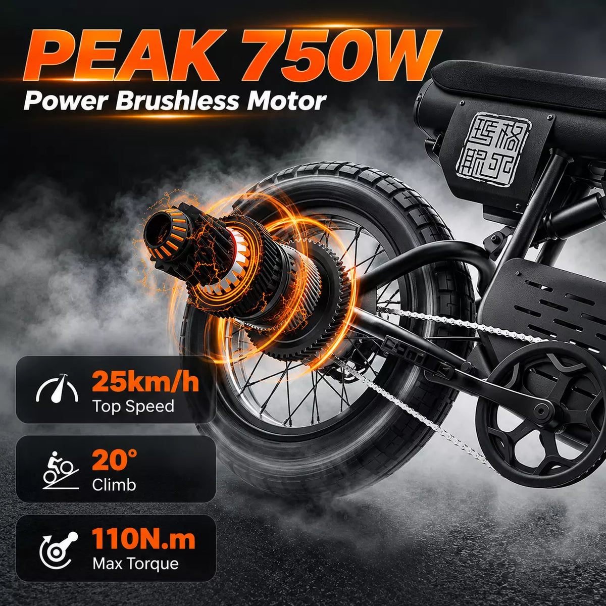 Mangosteen FT01  Ebike 48v 30AH