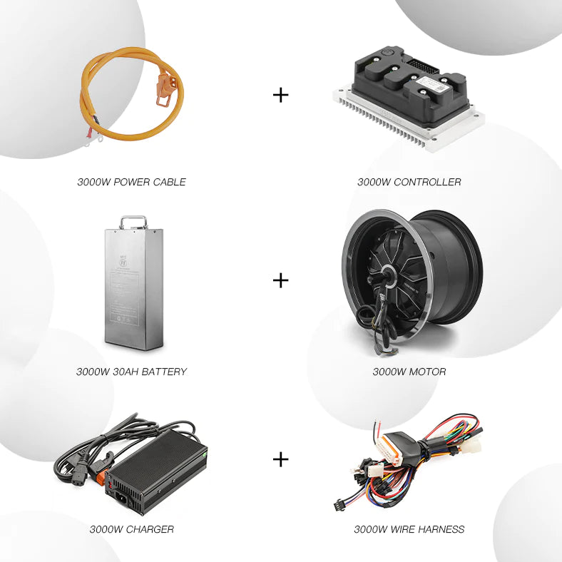 Mangosteen 3000W Upgrade Kit For M1P/M1 2-seat （custom）