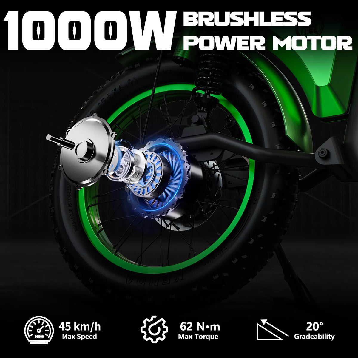 Mangosteen FT02 EEC Chopper Bike 48V 22.5AH 25-45km/h