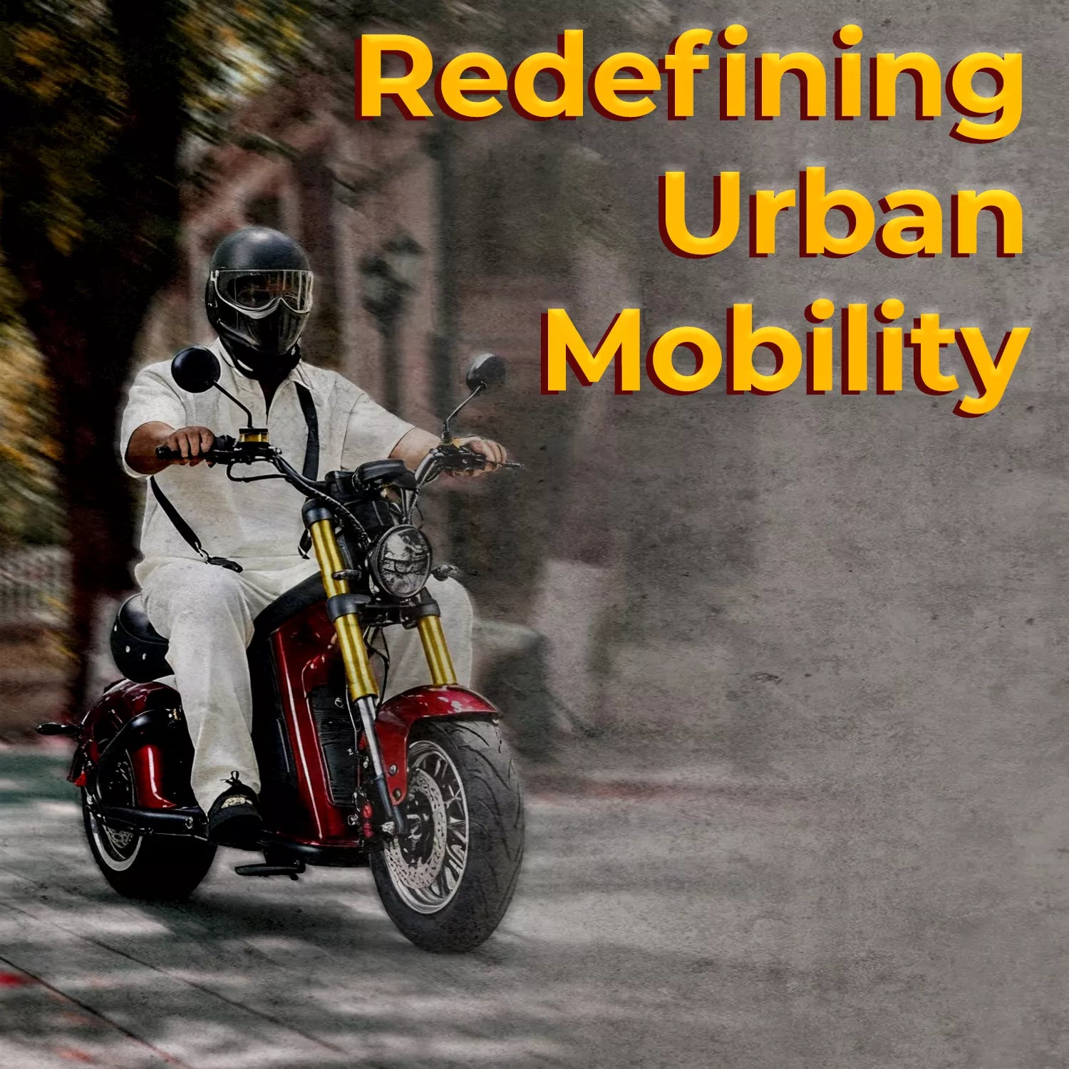 Mangosteen Electric Motorcycle Citycoco Scooter M8S