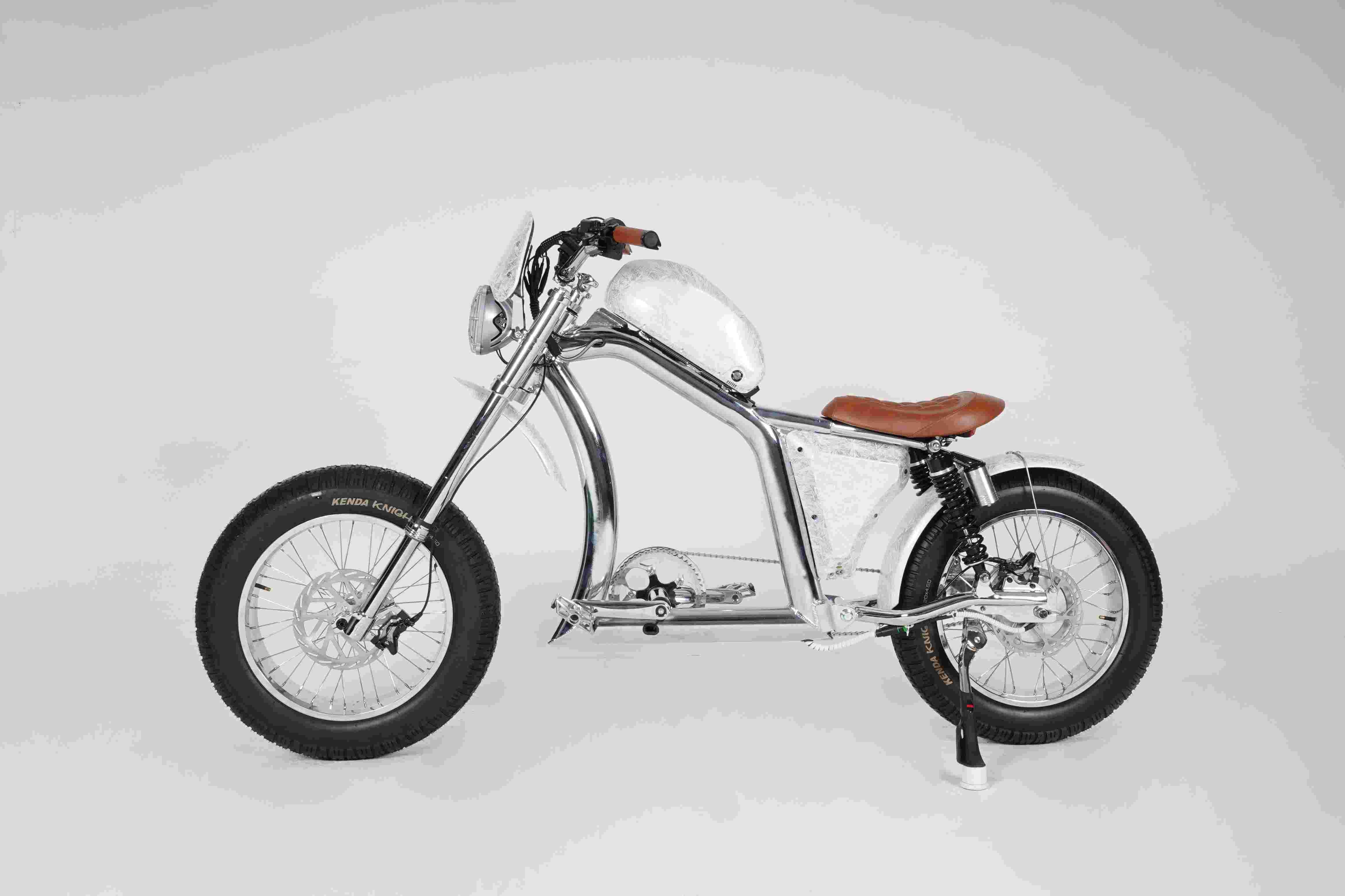 Mangosteen FT02 Electric Bike Chopper Electro Plating
