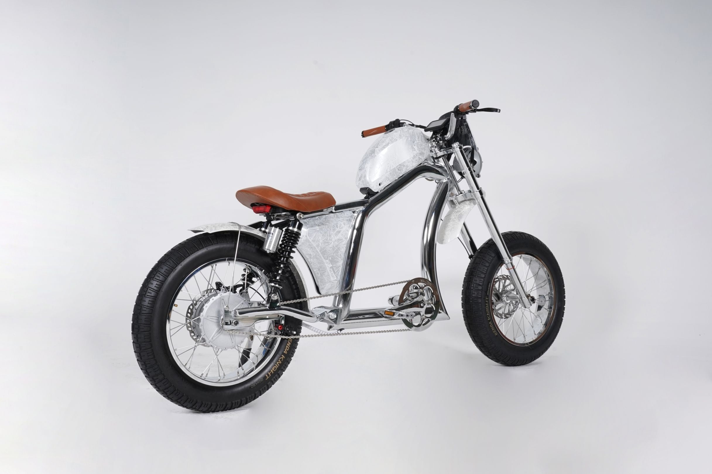Mangosteen FT02 Electric Bike Chopper Electro Plating