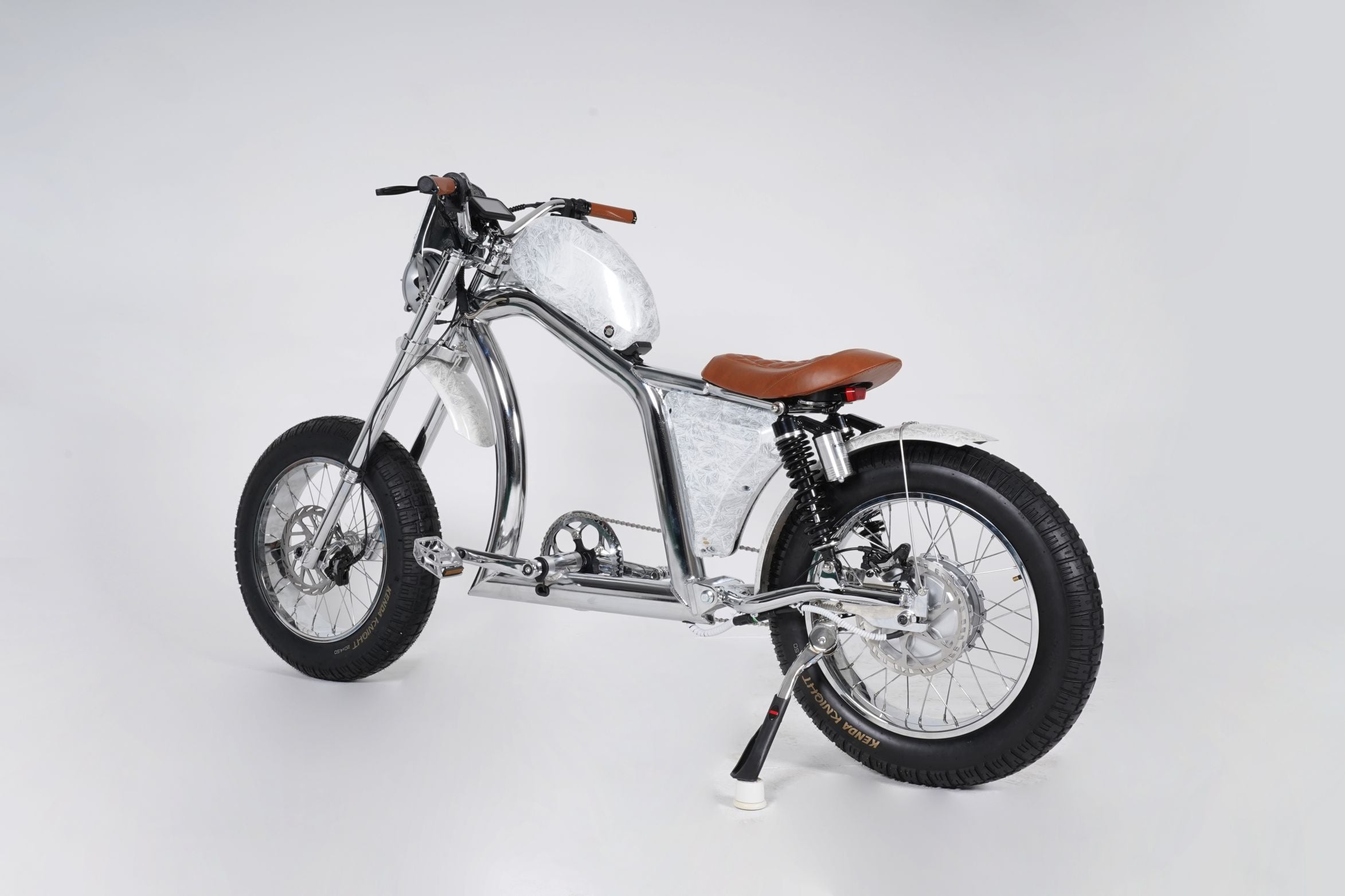 Mangosteen FT02 Electric Bike Chopper Electro Plating