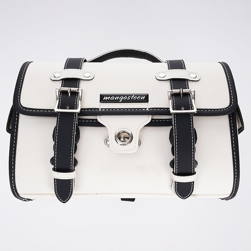 Mangosteen Leather Saddle Bags (custom)