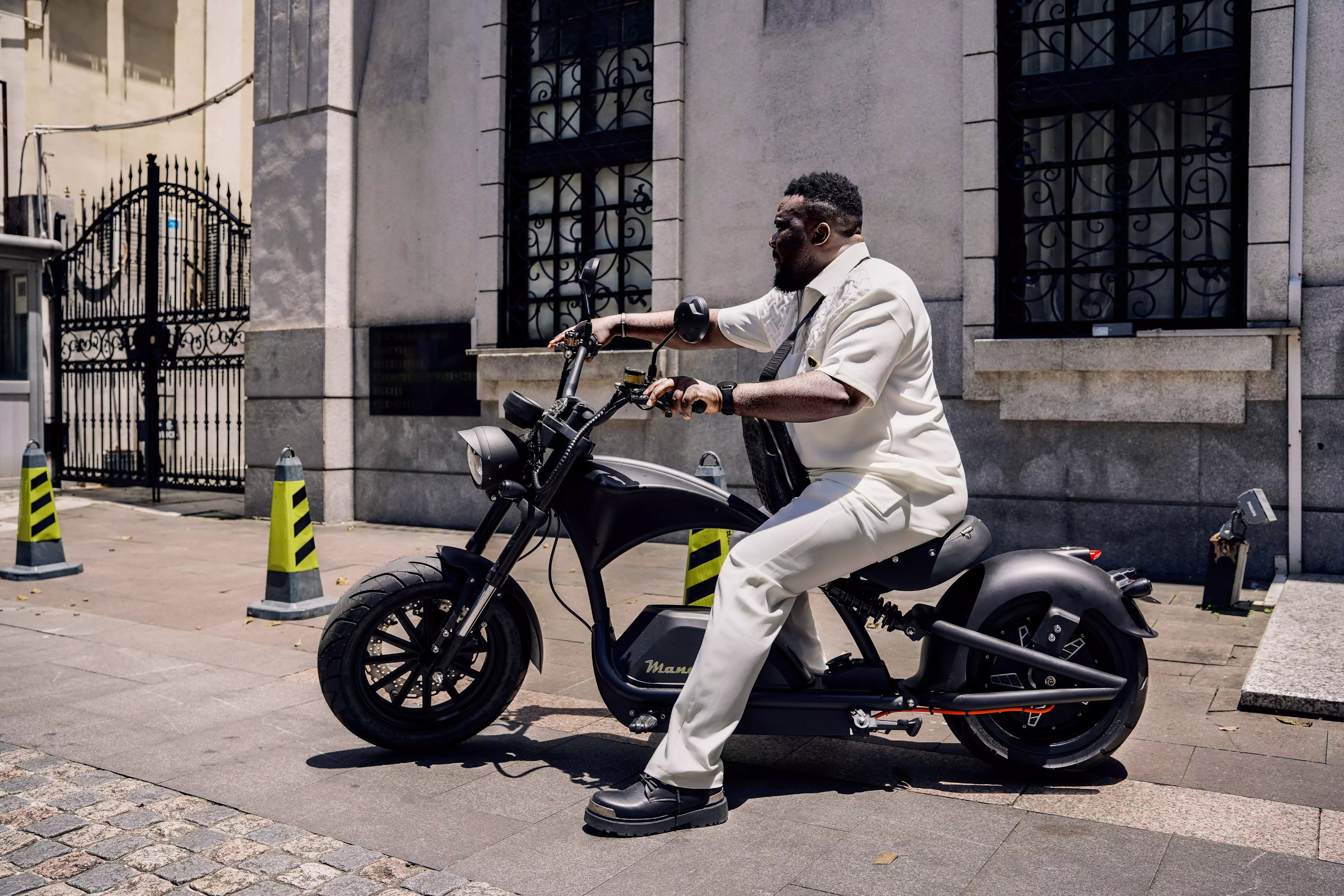 Mangosteen Electric Scooter Chopper Fat Tire Citycoco M1PS knight