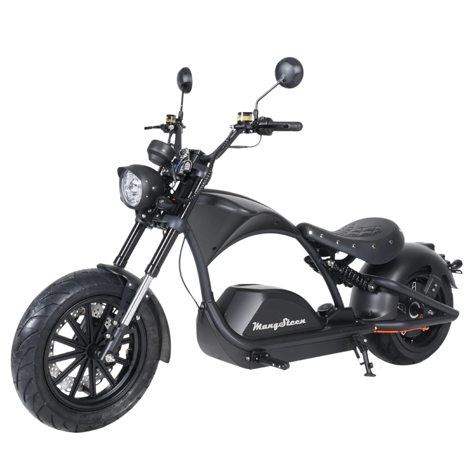 Mangosteen Electric Scooter Chopper Fat Tire Citycoco M1PS knight