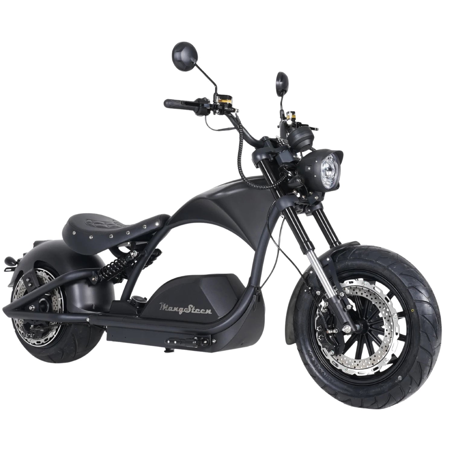 Mangosteen Electric Scooter Chopper Fat Tire Citycoco M1PS knight
